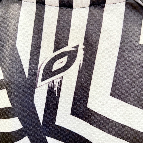 ONEAL Mayhem MX Motorcross Black and White Jersey ‎ Large - Picture 4 of 12